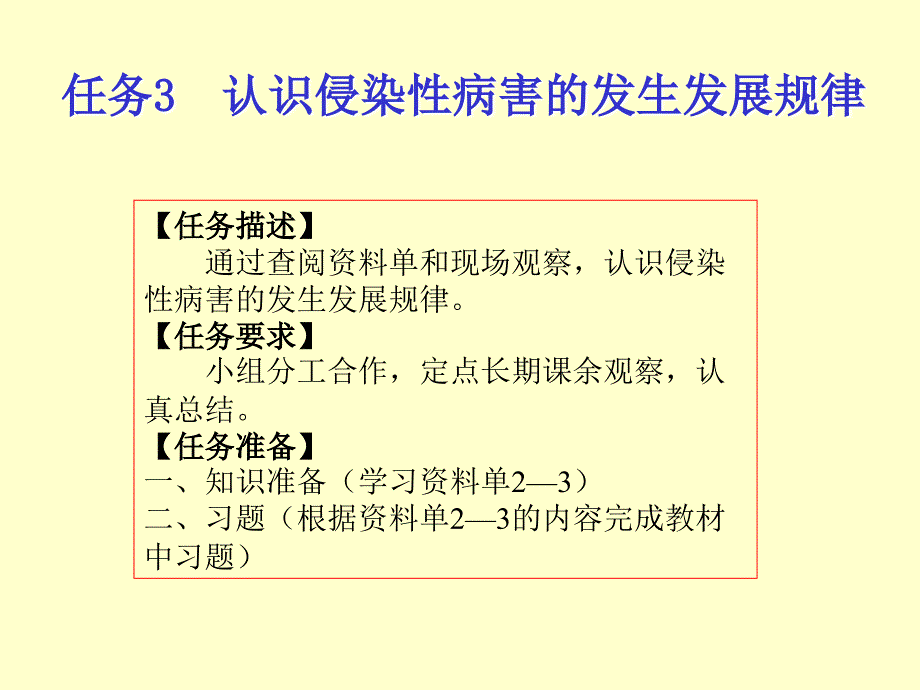 园林植物保护 教学课件 ppt 作者 迟全元 任务三  认识侵染性病害的发生发展规律_第3页