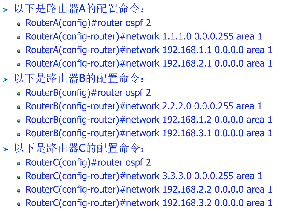 《网络互联技术——路由、交换与远程访问》电子教案 第7章 单区域OSPF配置_第4页