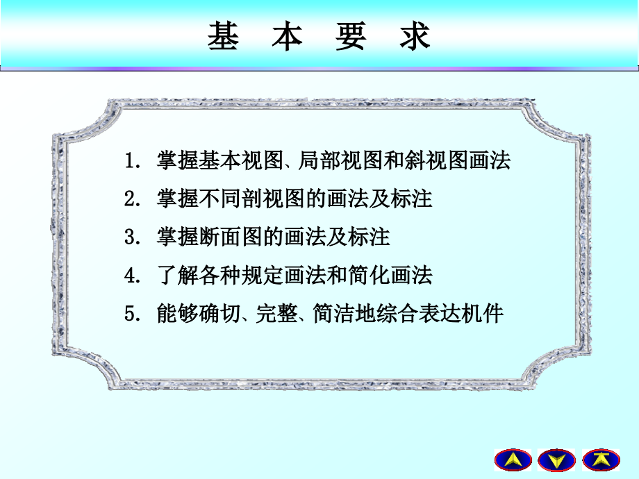 工程制图 教学课件 ppt 作者 孙培先 第五章 机件的表达_第2页