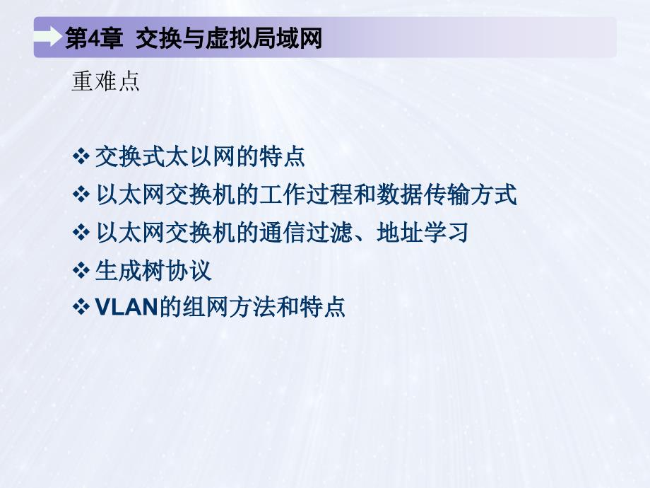 局域网组建、管理与维护 教学课件 ppt 作者 马立新 杨云 第4章 交换与虚拟局域网_第4页