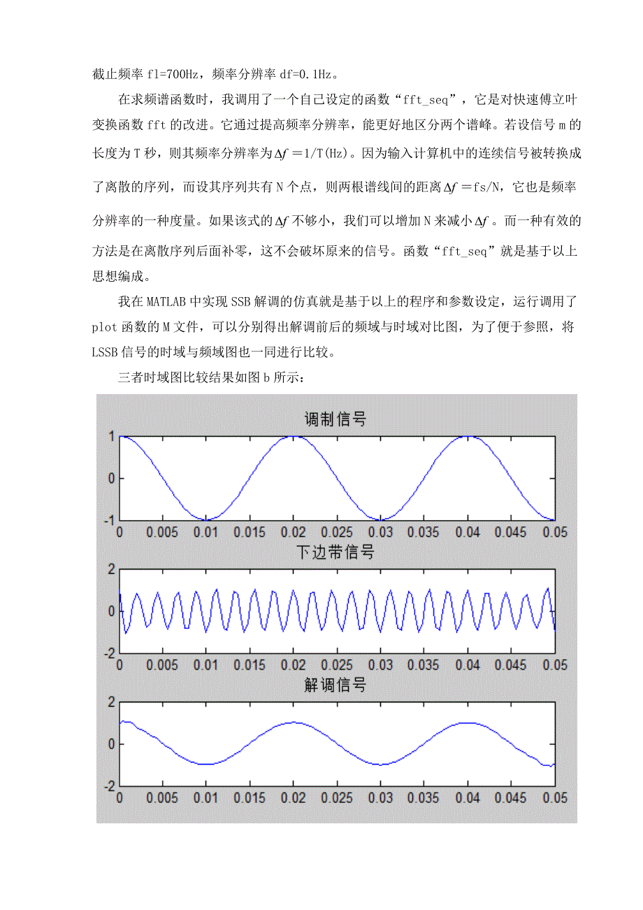 单边带信号调制与解调 matlab_第4页