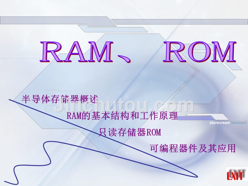 数字电子技术 教学课件 ppt 作者 初玲 第29次课RAM、ROM_第1页