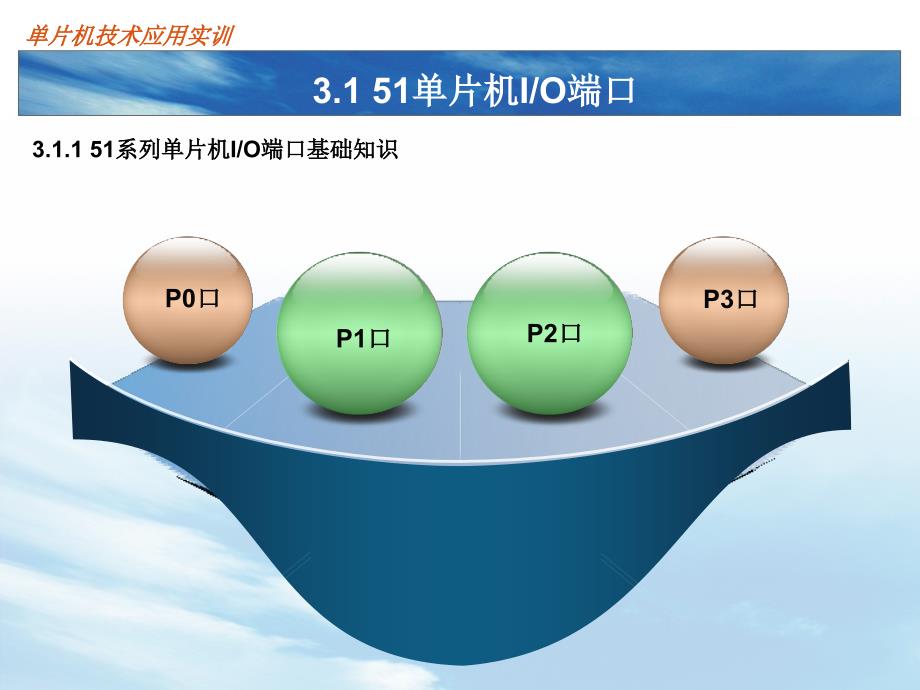 单片机技术应用实训 教学课件 ppt 作者 李晓艳 3.1_第3页