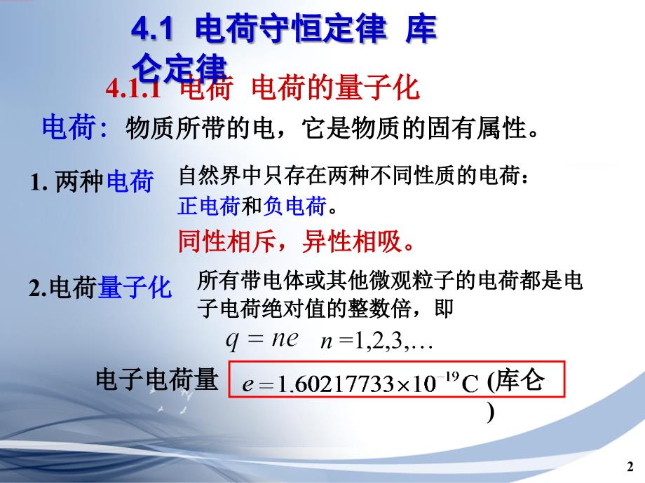 大学物理基础教程 教学课件 ppt 作者 尹国盛 第四章 静电场_第2页