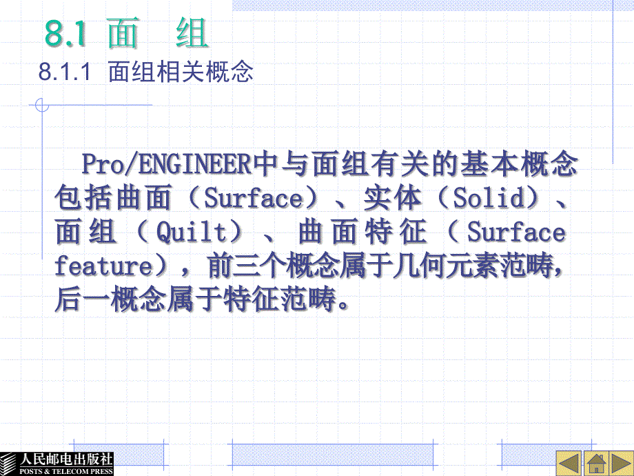 Pro_ENGINEER Wildfire 3.0实用教程 教学课件 ppt 作者  巫修海 胡如夫 郭建尊 第8章 曲面特征设计_第3页