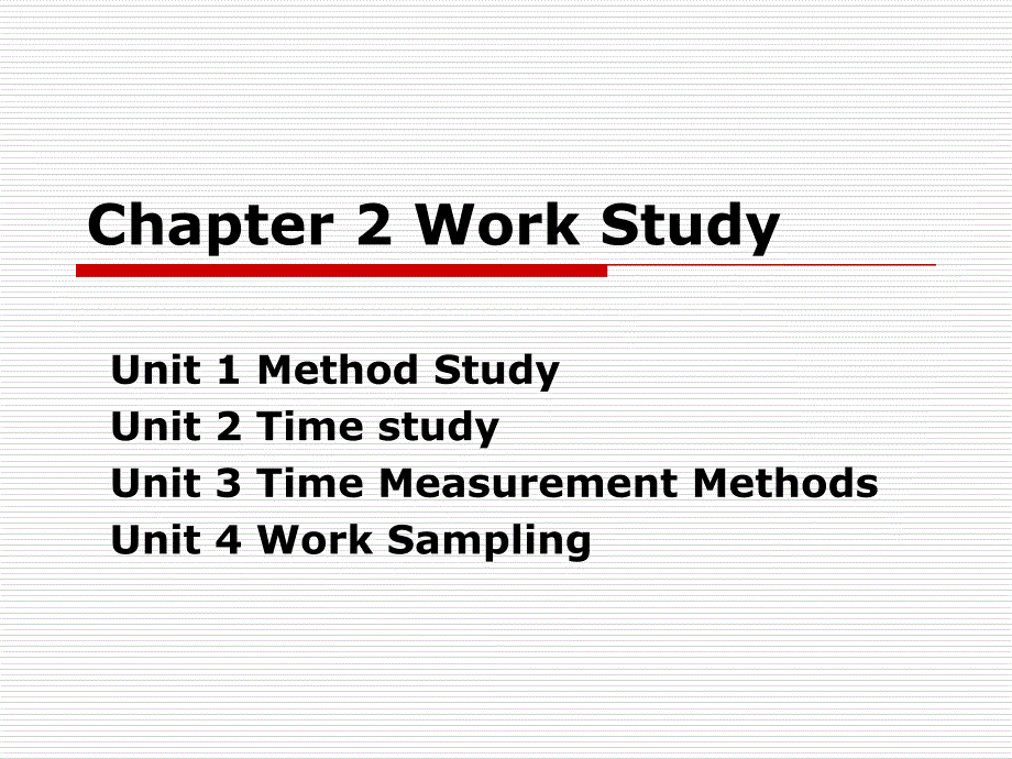 工业工程专业英语 教学课件 ppt 作者 周跃进 任秉银 Chapter 2_第1页