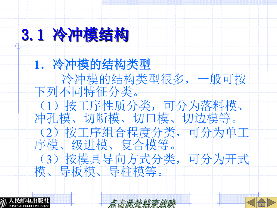 模具概论 第2版 教学课件 PPT 作者 苏伟 第3章_第4页