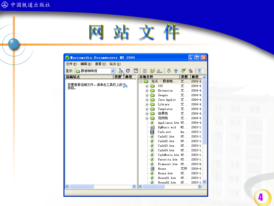 Dreamweaver 网页设计　教学课件 ppt 作者 吴权威 王绪溢 第七章_第4页