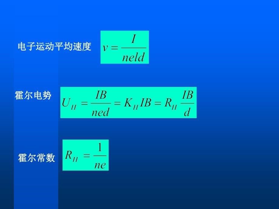 传感器技术及应用 教学课件 ppt 作者 陈文涛 第七章 霍尔传感器课件_第5页