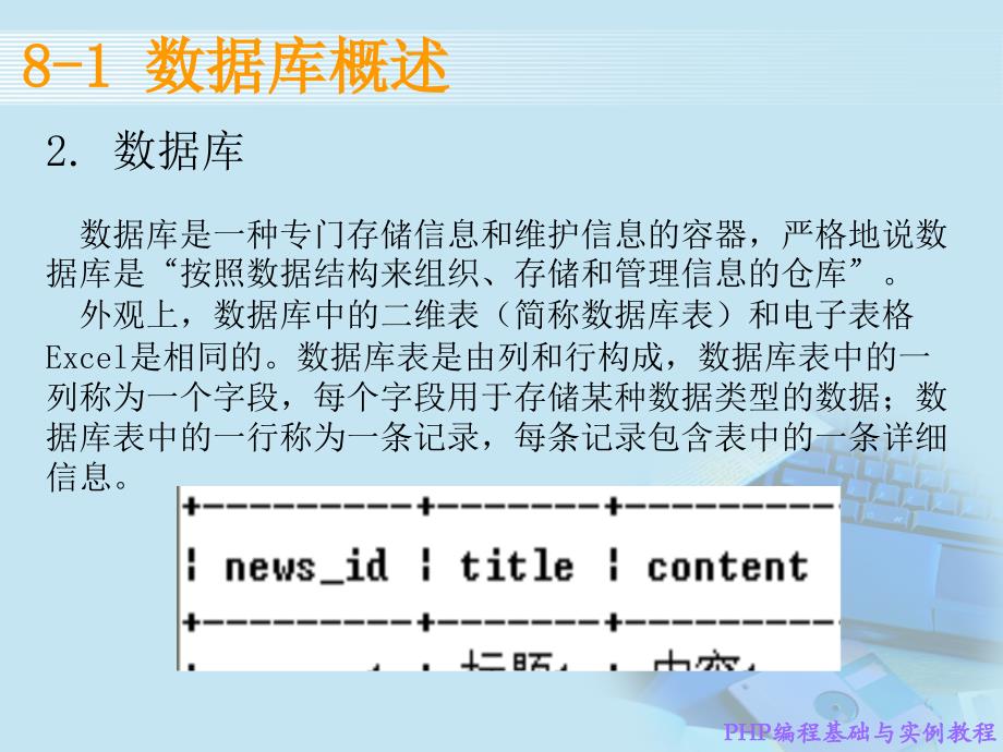 PHP编程基础与实例教程 工业和信息化普通高等教育“十二五”规划教材立项项 教学课件 ppt 作者  孔祥盛 8_第4页