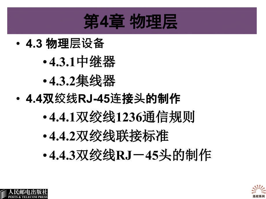 计算机网络教学课件 PPT 作者 张玉英 梁光华 第4章 物理层_第4页