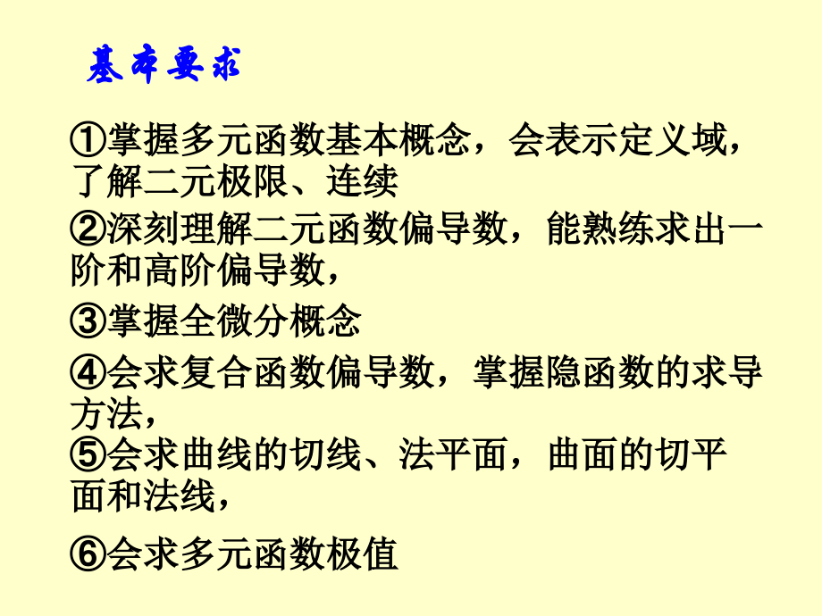 高等数学 第九章 多元函数微分法及其应用_第3页