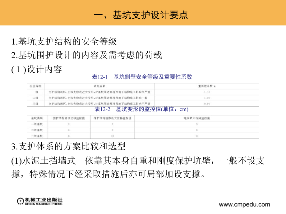 土力学与地基基础工程 教学课件 ppt 作者 程建伟 项目十二　基 坑 工 程_第4页