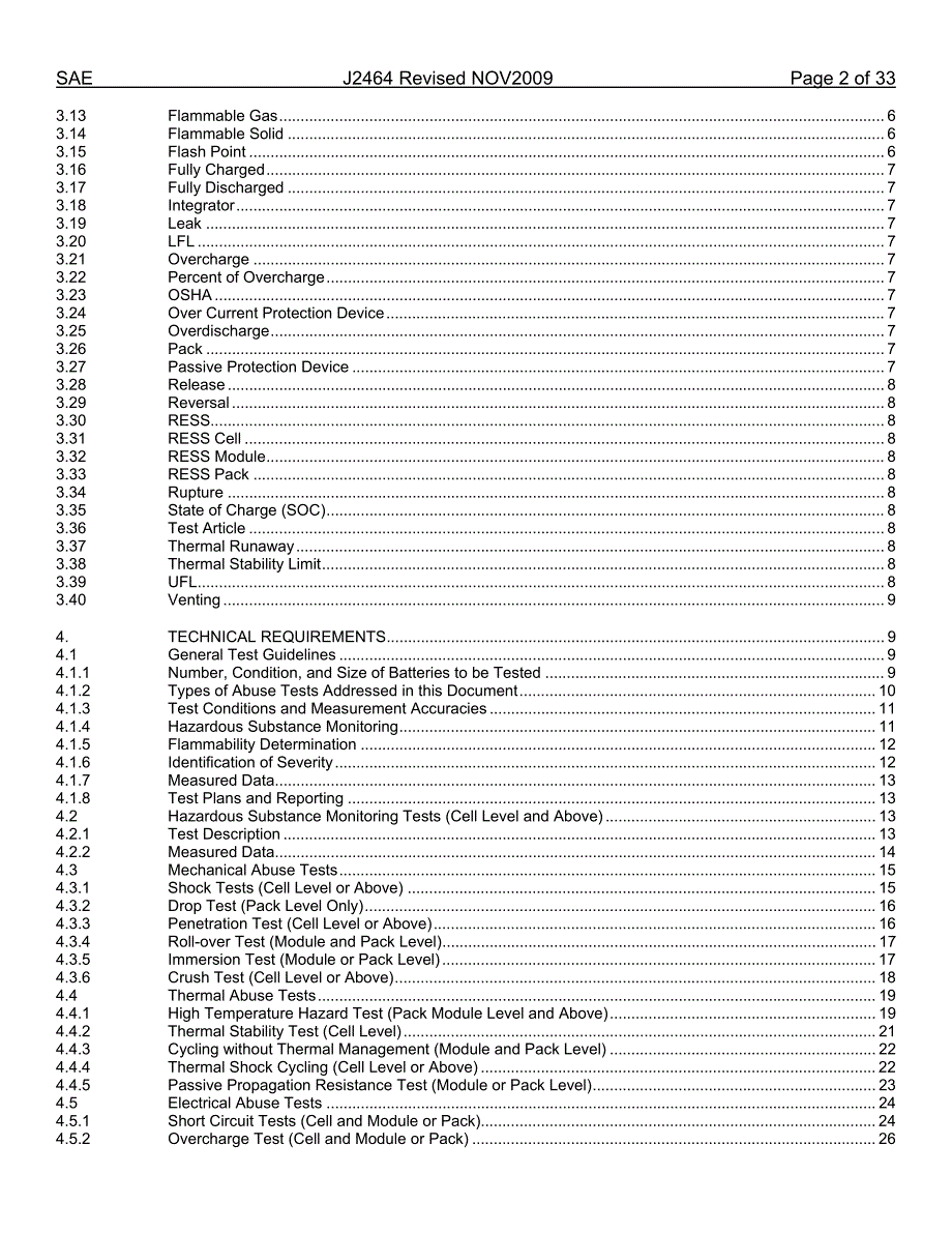 sae j2464-2009电动和混合动力电动汽车充电储能安全和滥用试验_第2页