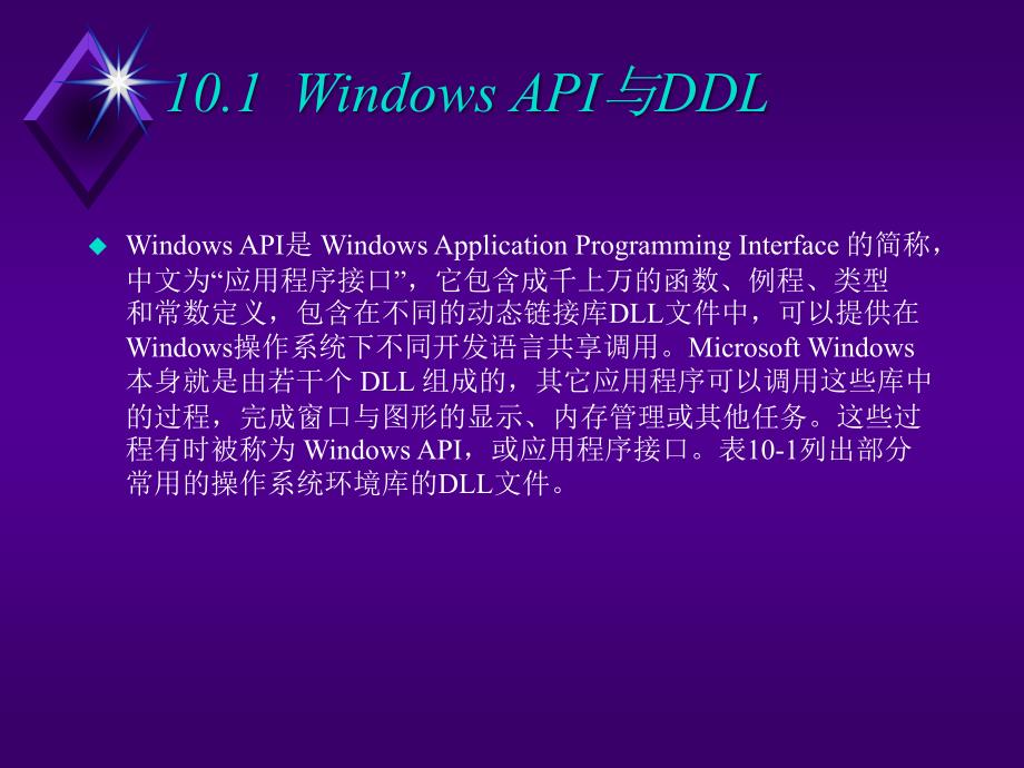 Visual_Basic程序设计（第二版）-电子教案-柳青 第10章  WINDOWS API应用基础_第3页