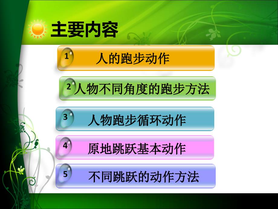 动画运动规律及案例分析-电子课件-李艳霞 单元4 1  人物跑跳运动规律_第2页