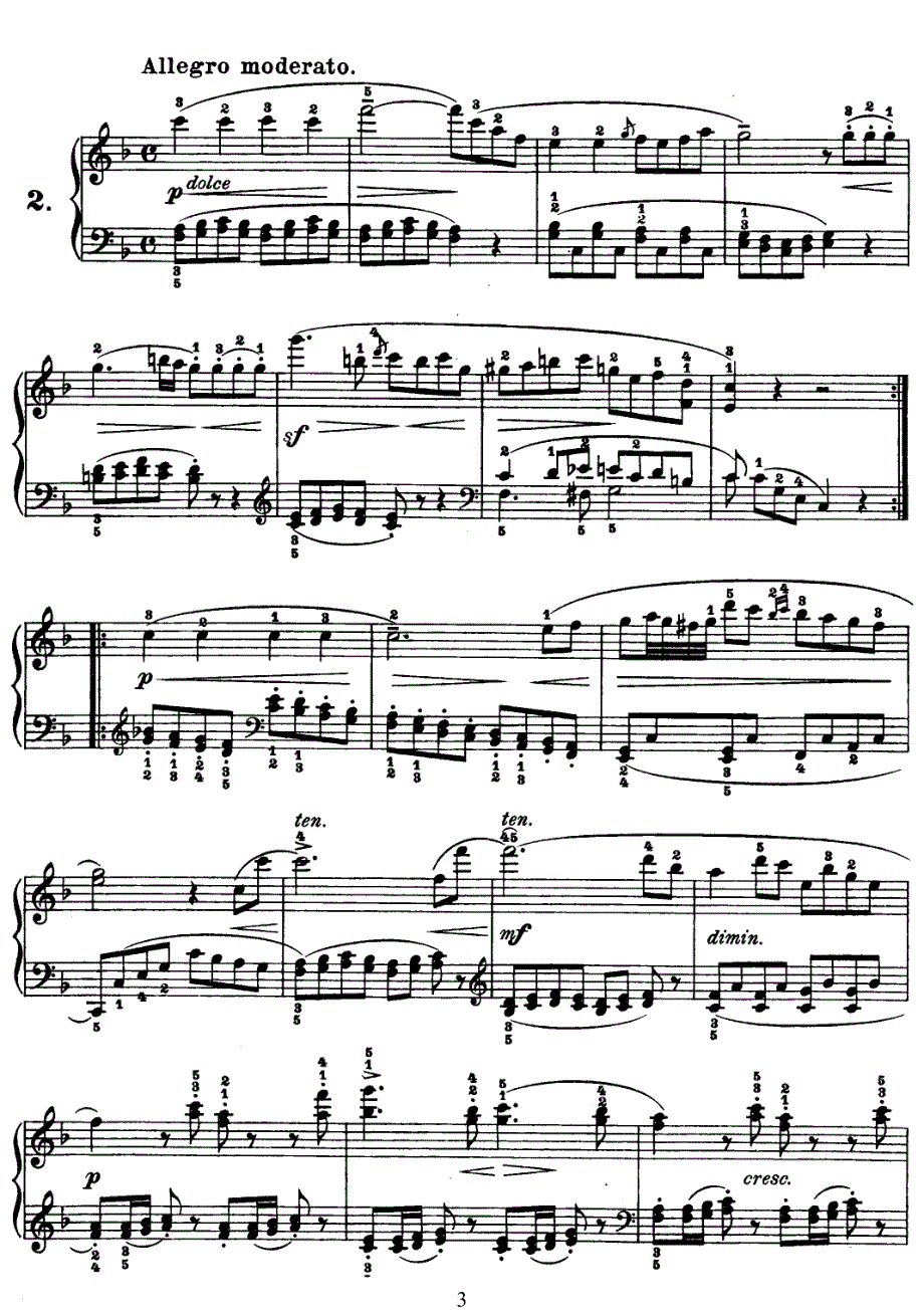 车尔尼钢琴谱集 - 车尔尼718_第3页