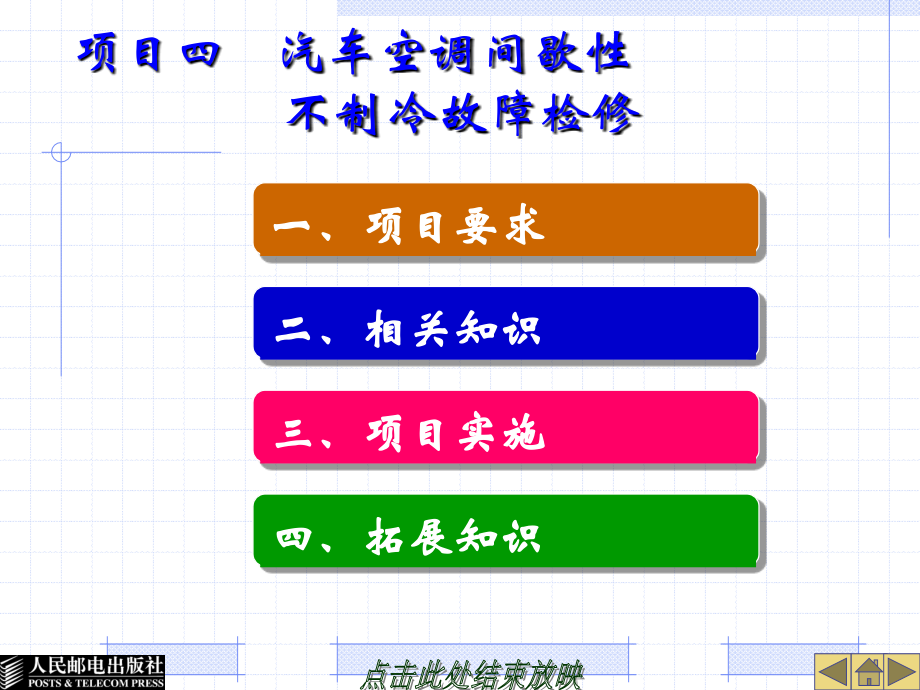 汽车空调系统检修 教学课件 ppt 岳江 4_第1页