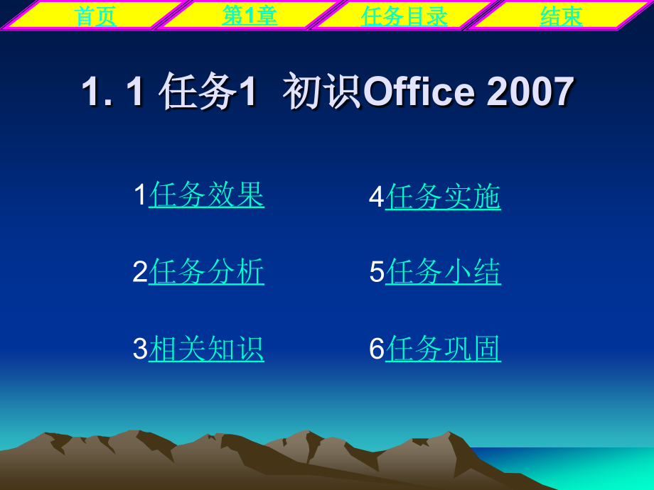 Office2007办公软件实训教程 教学课件 ppt 作者 杨继波 office2007第1、2章电子教案_第4页