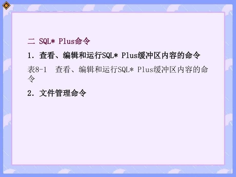 《Oracle9i关系数据库实用教程（第二版）》-蔡立军-电子教案及教学大纲 08_第5页