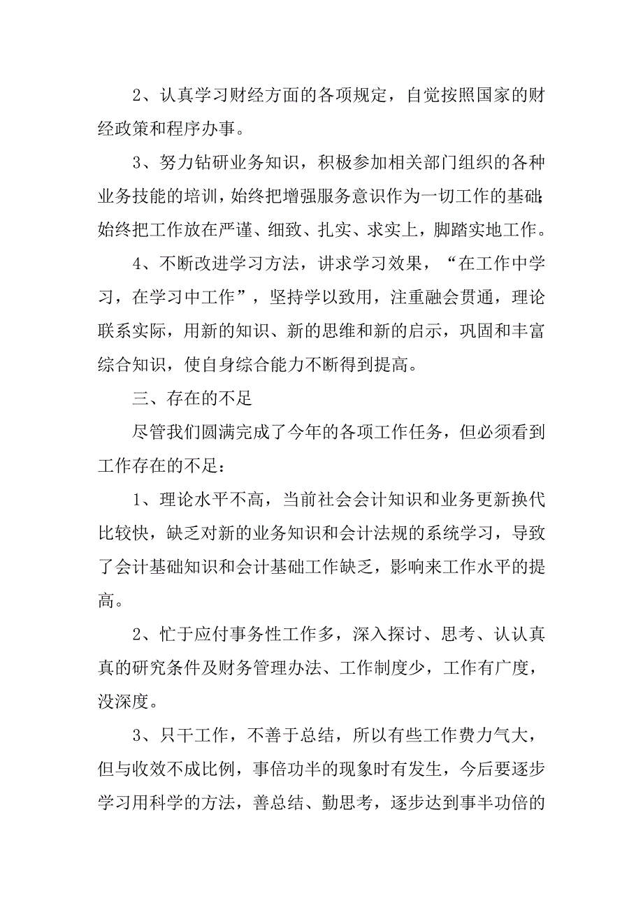 20xx年年终会计个人总结_第2页