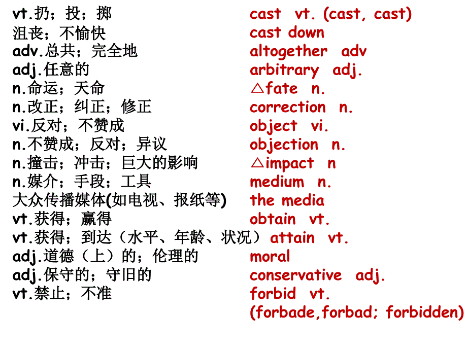 选修八unit2单词解析_第3页