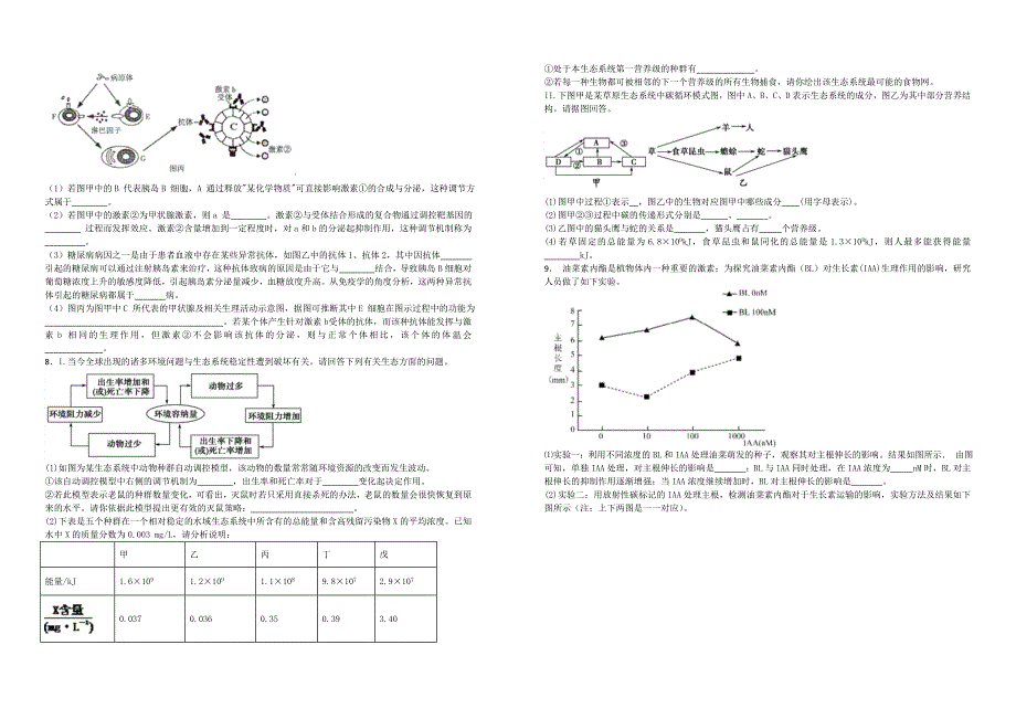 【100名校】四川省泸州2017-2018学年高二上学期期末模拟考试生物试题（解析版）_第2页