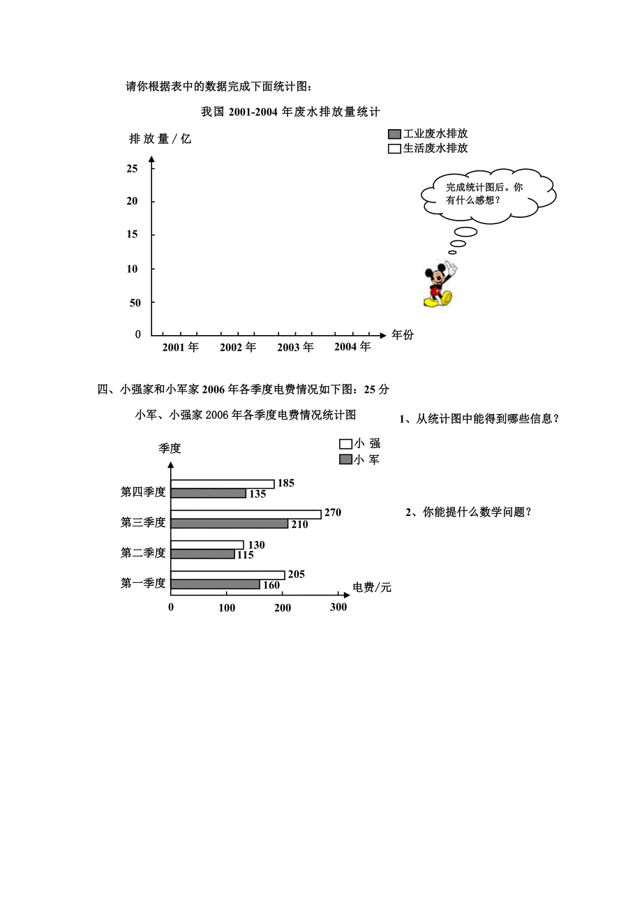 小学数学第七册第六单元测试题_第2页