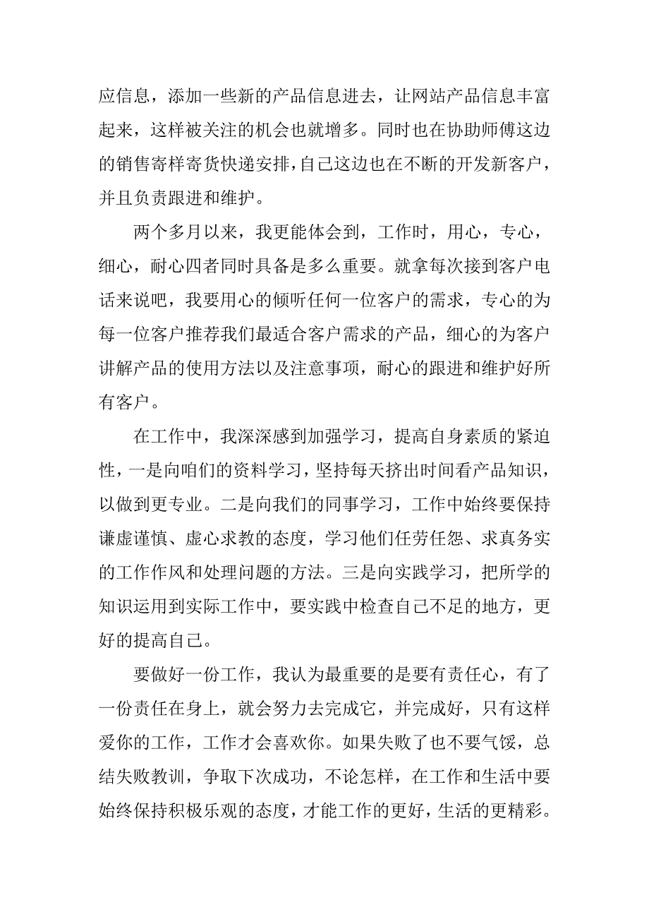 新年试用期转正后工作计划报告.doc_第2页