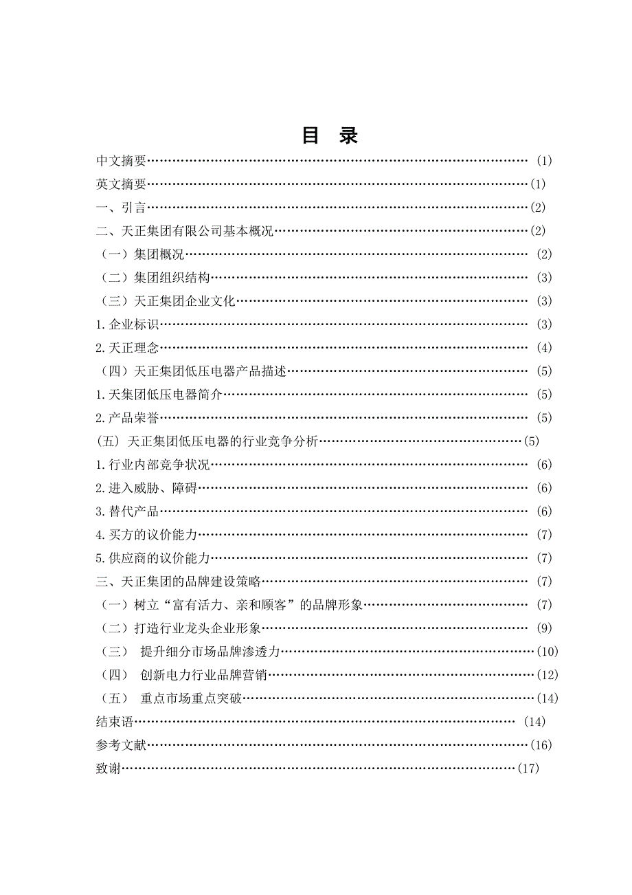 天正集团低压电器品牌策略研究_第3页