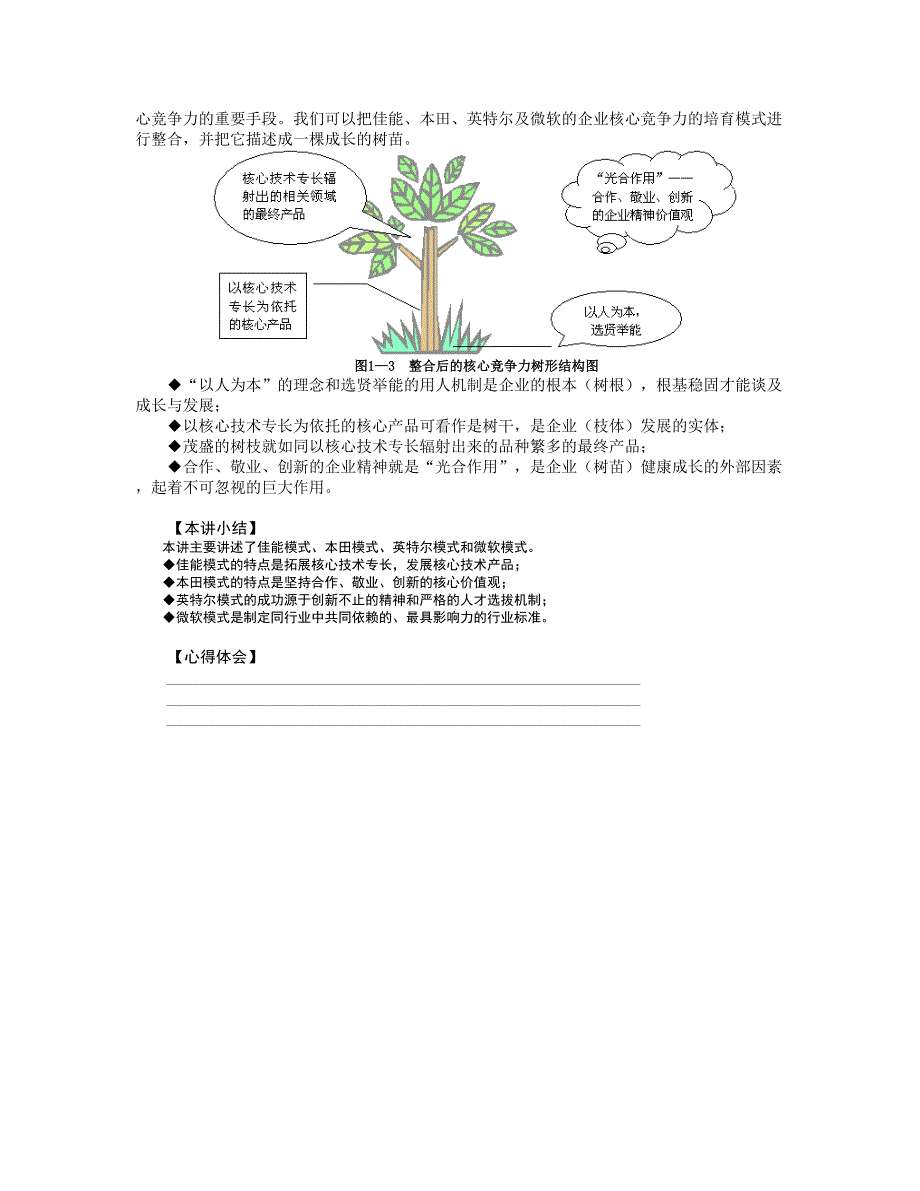 培育核心竞争力的成功模式（doc 4页）_第4页