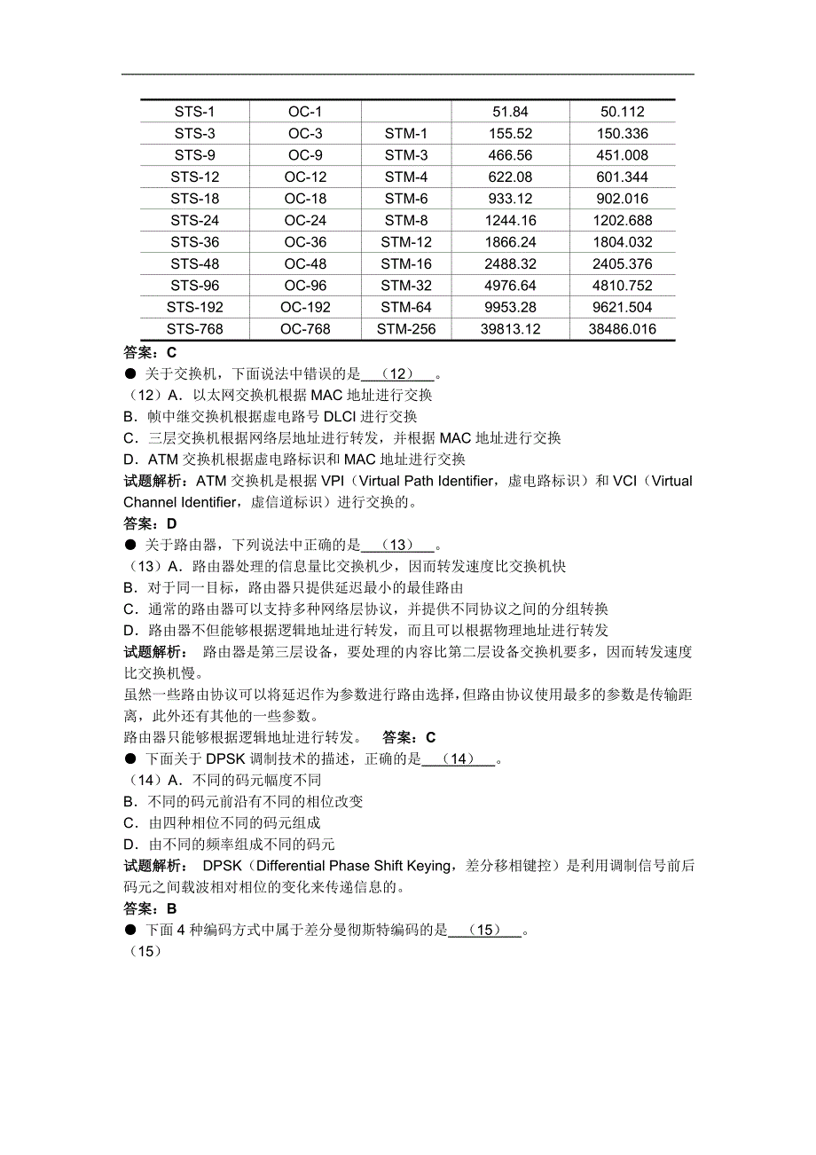 全国计算机技术与软件专业技术资格(水平)考试 2007年下_第3页