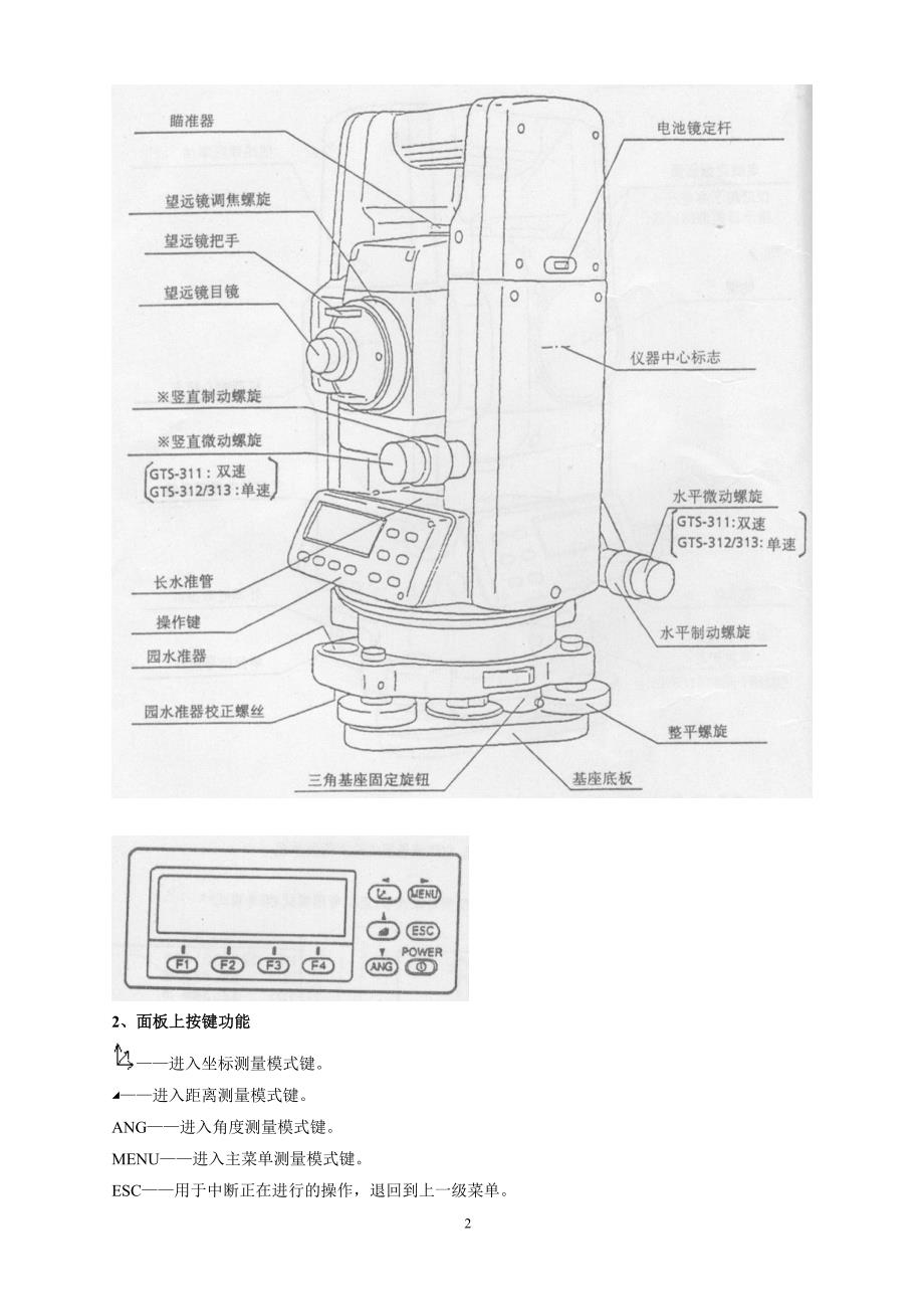 苏州一光仪器有限公司dt202电子经纬仪使用简介_第2页