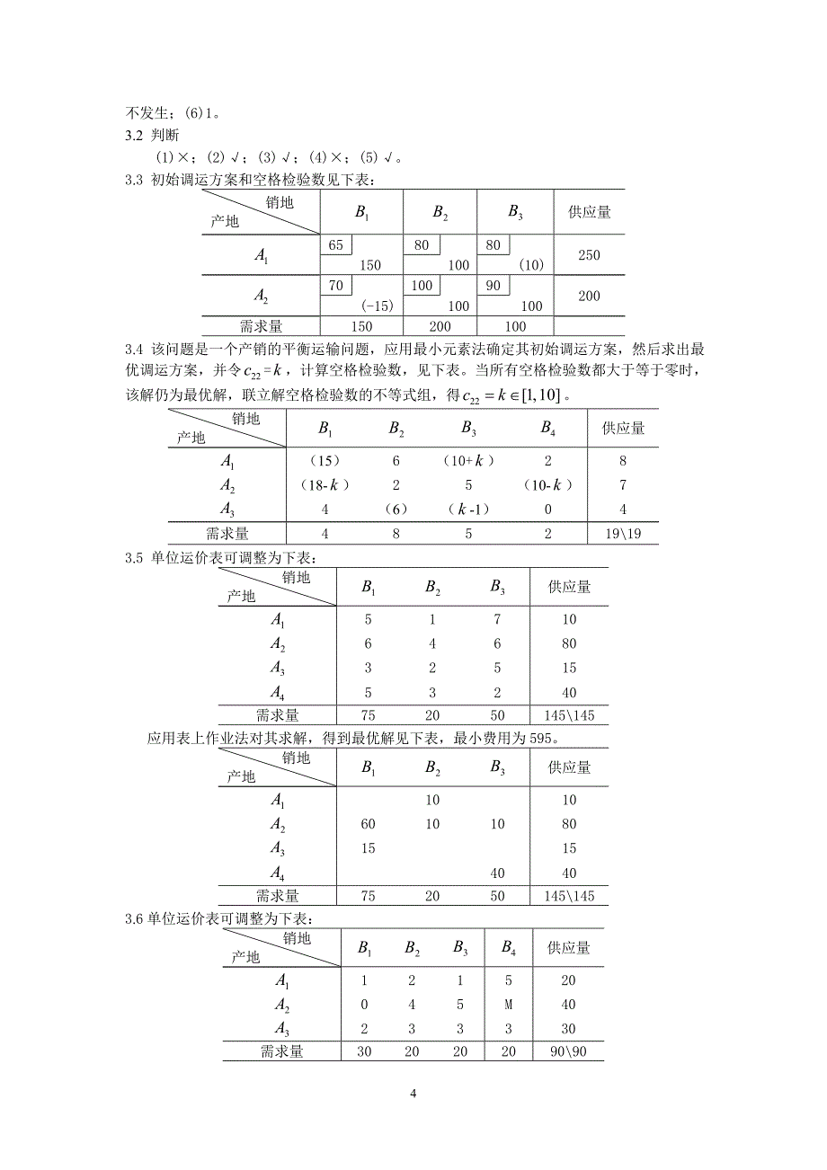 物流运筹学附录1  习题答案_第4页