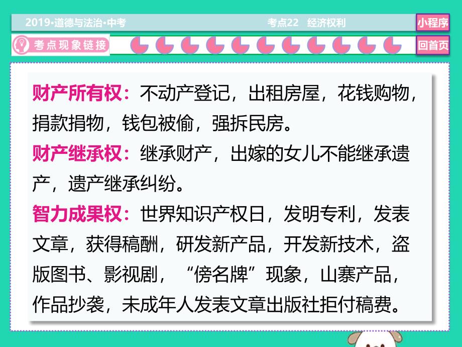 2019中考道德与法治二轮复习考点22经济权利课件_第3页