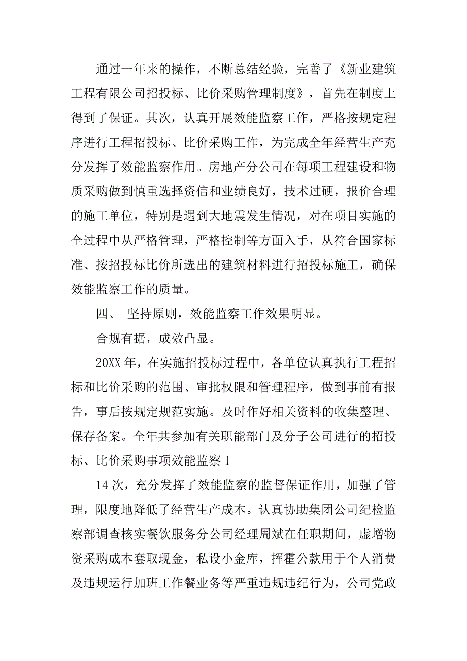 效能监察个人工作总结1000字.doc_第4页