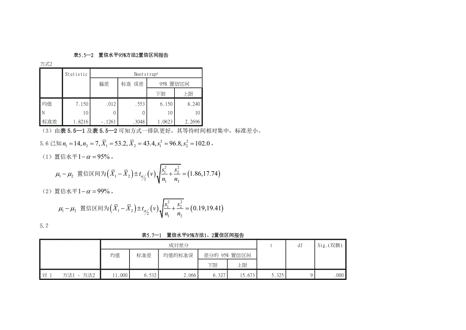 统计学(第四版)贾俊平 第五章 参数估计 练习题答案_第4页