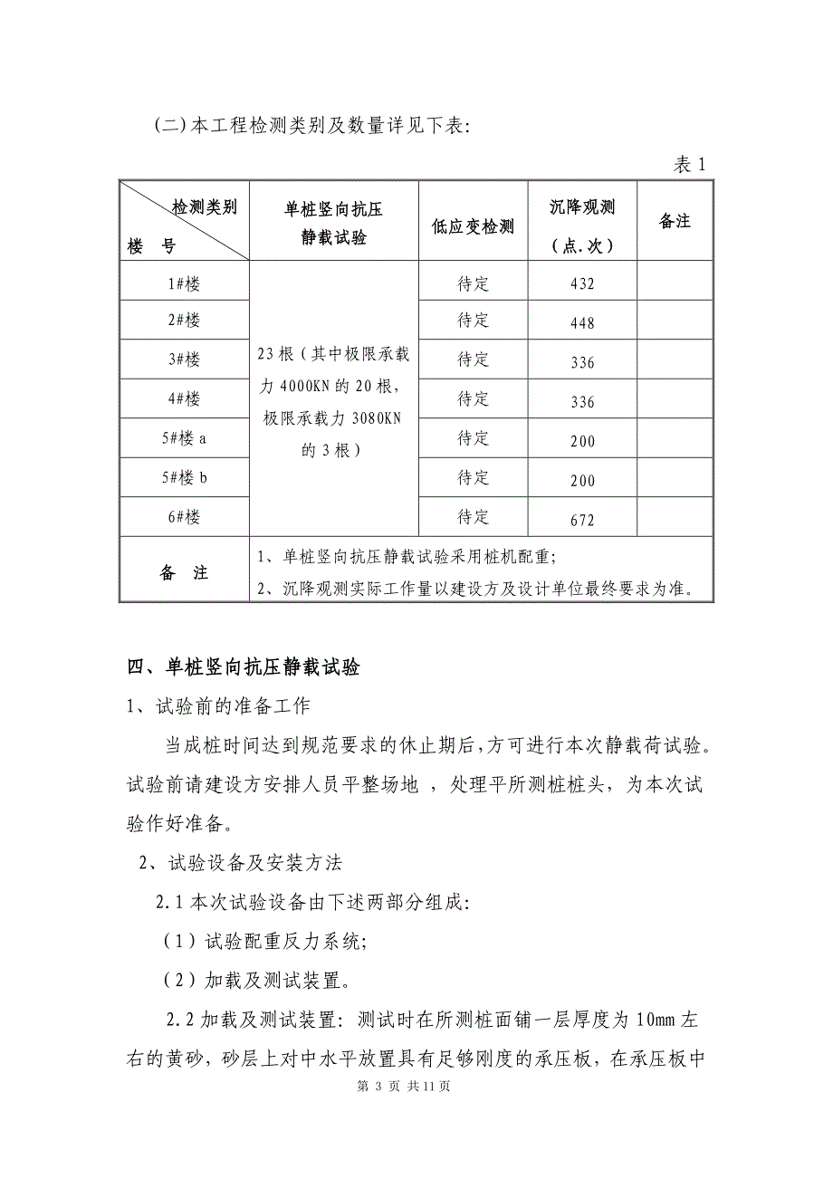 湖北住宅小区桩基检测及沉降观测_第3页