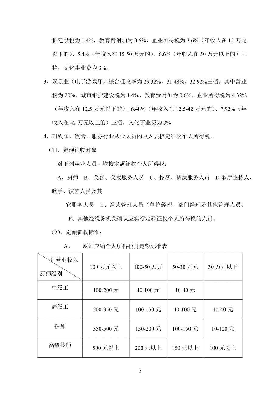 核定征收授课讲稿_第2页