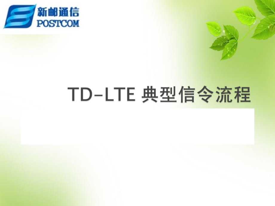 lte典型信令流程幻灯片_第1页