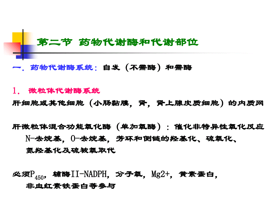 生物药剂学与药物动力学第五章药物代谢第六章药物排泄1002幻灯片_第4页