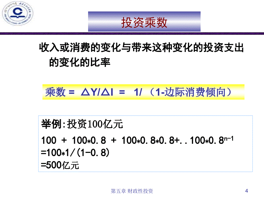 财政学第五章投资性支出课件_第4页