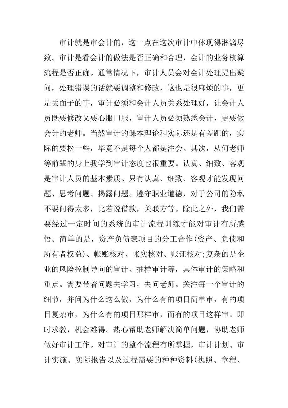 毕业生在会计师事务所实习报告4000字.doc_第5页