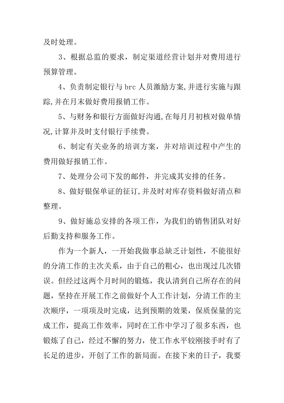 银行职员试用期工作总结报告.doc_第2页