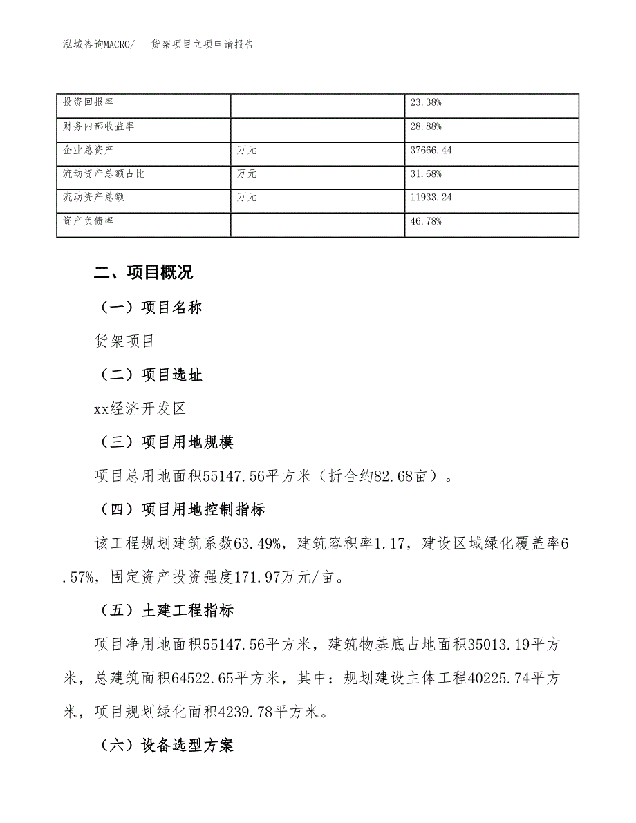 (投资17706.96万元，83亩）项目立项申请报告_第4页