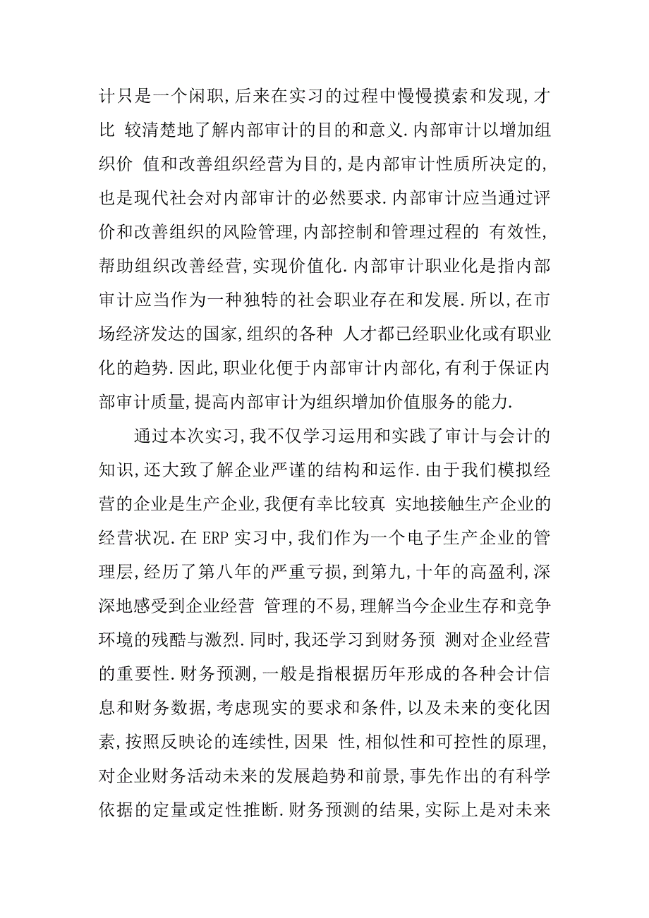 20xx年度最新审计实习报告模板_第3页