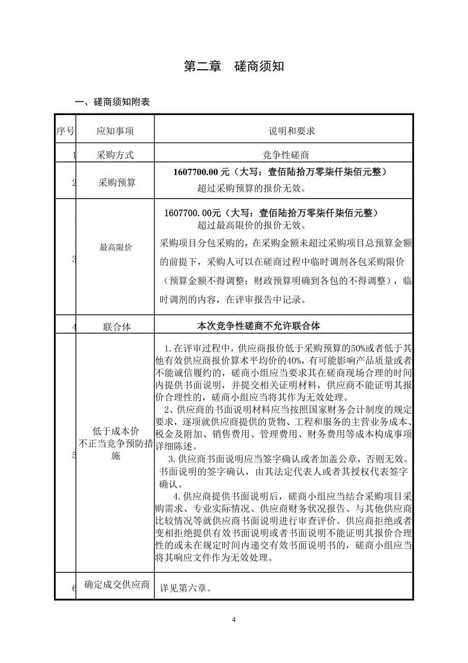 简阳市人民政府十里坝街道办事处办公楼装修改造采购招标文件_第5页