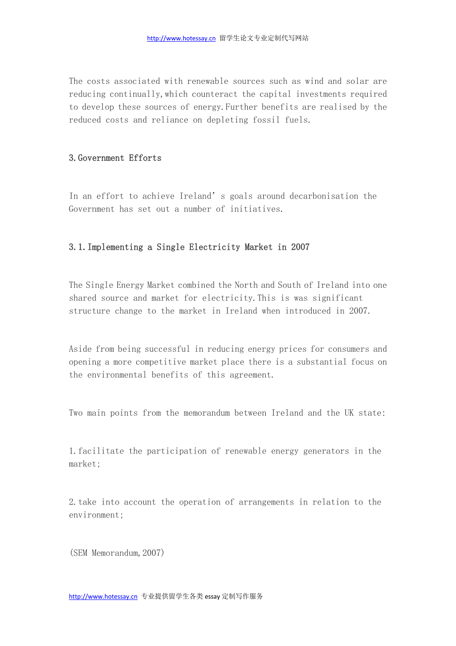 留学生Essay写作—爱尔兰可再生能源目标的战略_第4页