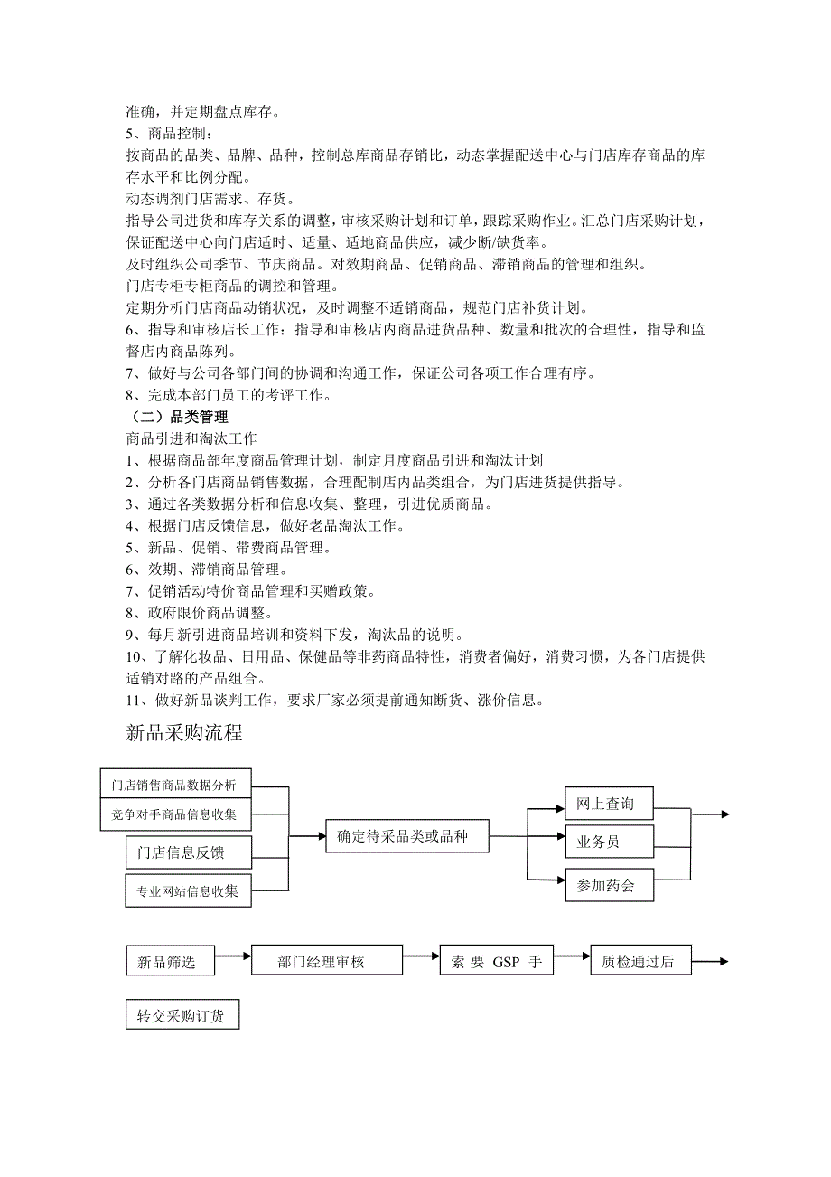 连锁药店商品管理部工作流程_第2页