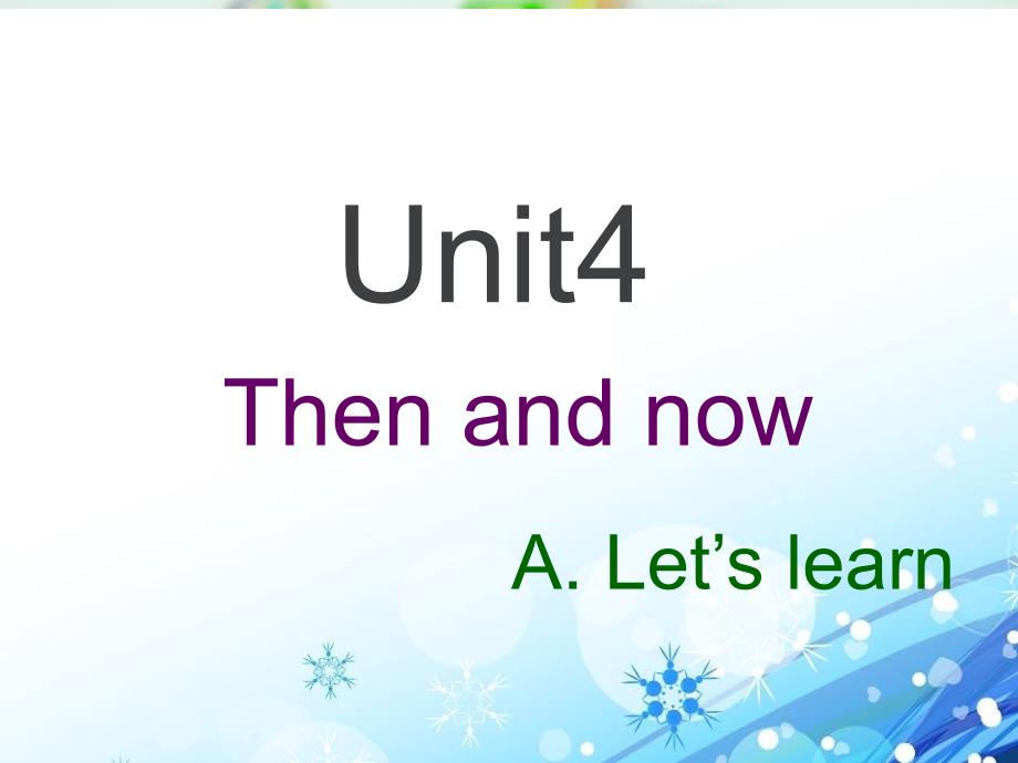 人教版小学六年级英语下册Unit4-A-Let’s-learn课件2_第1页